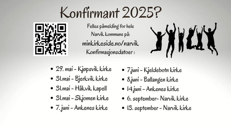 Påmelding til konfirmasjon