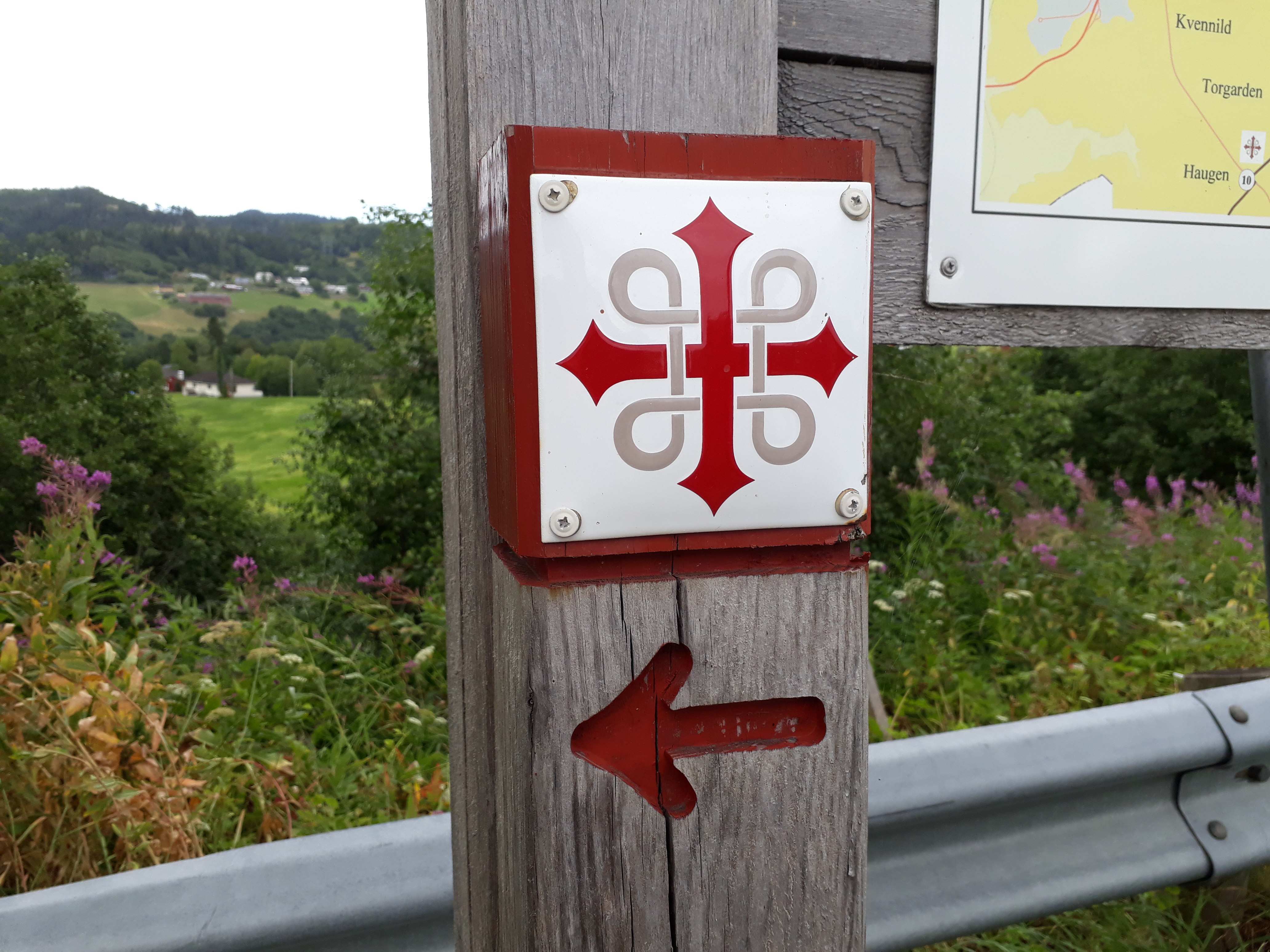 Pilegrimsvandring fra Klæbu via Tiller til Nidarosdomen under Olavsfest mandag 29. juli