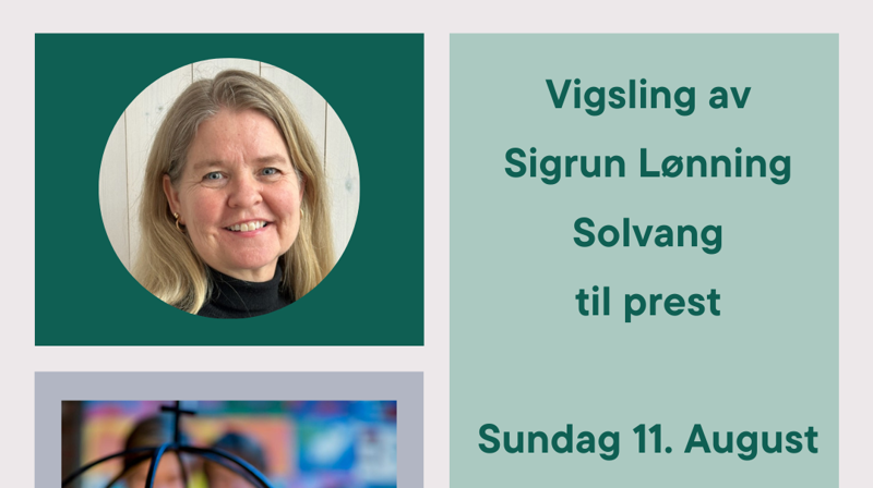 Vigsling av Sigrun Lønning Solvang til prest!