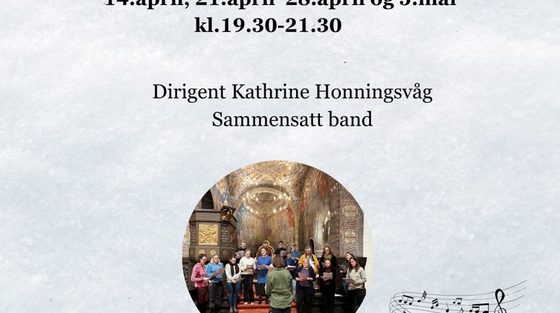 Bli med i prosjektkor til gospelgudstjeneste