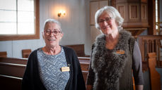 Kirkevertene Brynhild Lysfoss og Elisabeth Søberg. Foto: Anders Nyhuus