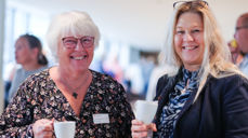Stemningsglimt fra pausetid på Kirkemøtet. Foto: Den norske kirke