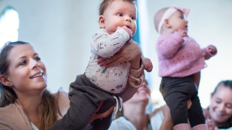 Barn på babysang - Foto Bo Mathisen