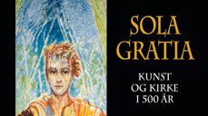 Henrik Sørensens altertavle "Den unge Kristus" fra 1958 er en del av utstillingen.