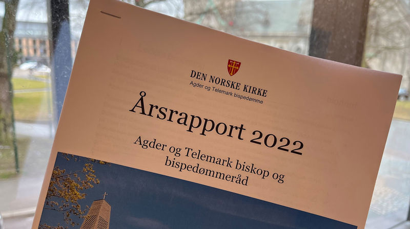 Årsrapporten fra 2022 er den siste som blir laget for bispedømmet. Nå vil kirken gi ut én samlet årsrapport for hele kirken. Foto: Vanja Grut.