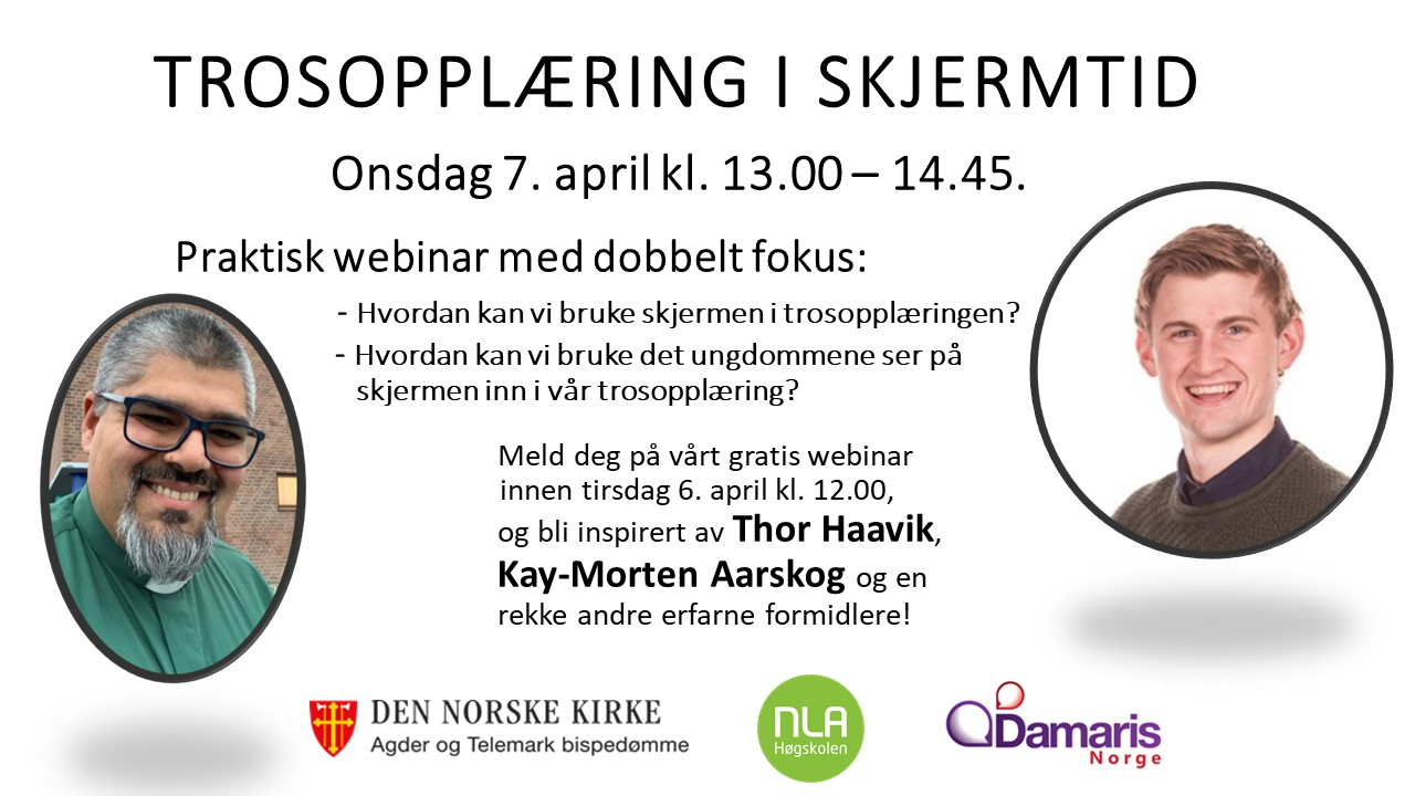 Webinar: Trosopplæring i skjermtid