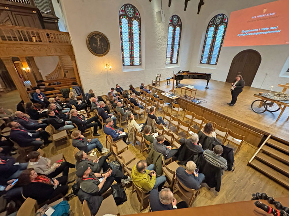 Korskirken var ei god ramme for konferansen.