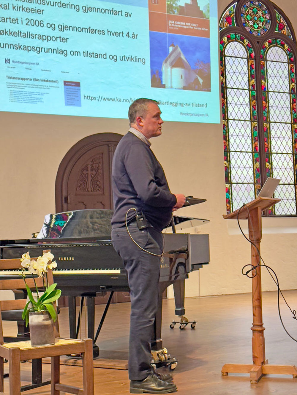 Martin Strærk er representant for KA i Kyrkjebevaringsfondet.