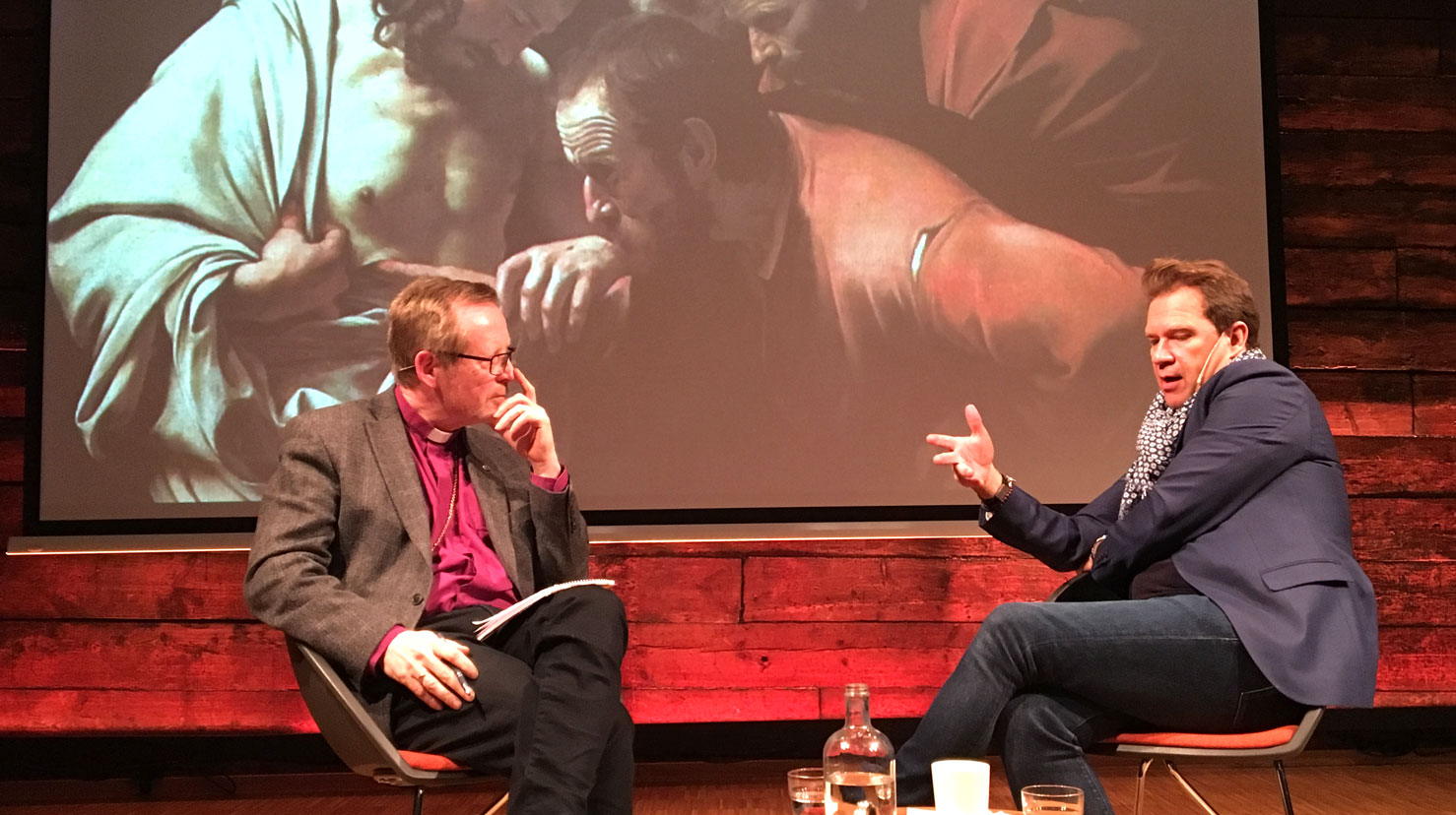 Videoopptak av samtale med Bjarte Hjelmeland