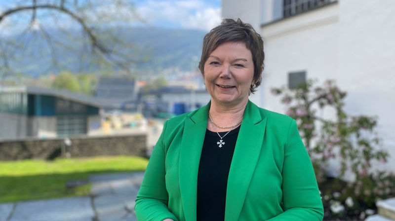 Møt biskop Ragnhild på hjemmebane i Bergen domkirke 1. juni.