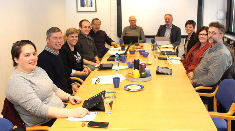 Bjørgvin bispedømeråd samla til møte 19. april 2016.