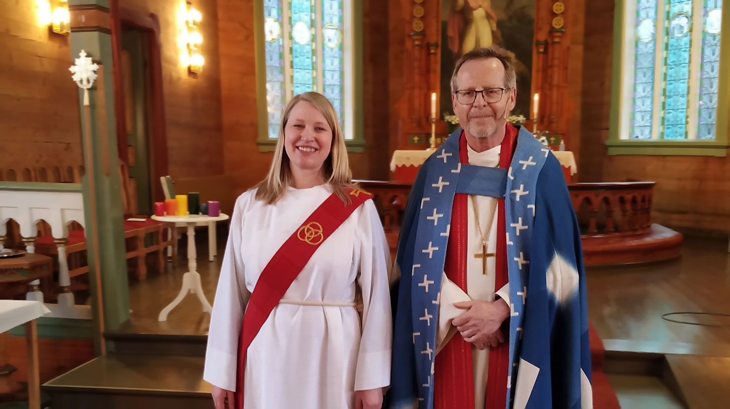 Illustrasjonsfoto: Vigsling av ny diakon i Radøy, Gudveig Kartveit Sundsbø. Foto: Vetle Karlsen Eide