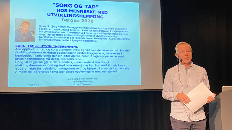 Roar Strømme har hatt mange møte med korleis menneske med ulike utfordringar møter sorg