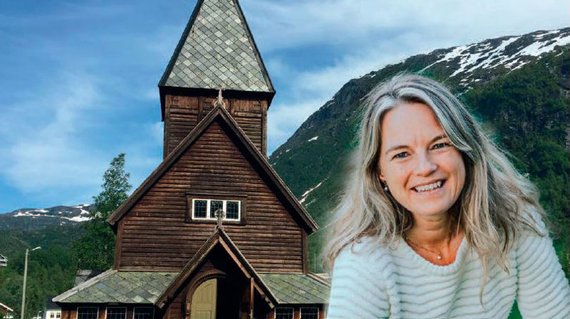 Pilegrimsstevnet i Røldal har songar Målfrid Vestvik Bjåstad på plakaten.