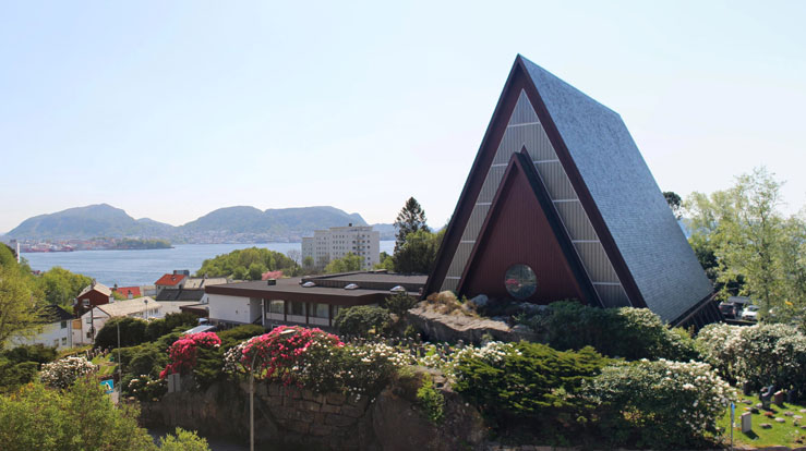 Biskopshavn kirke. Foto. kirken.no/bergen