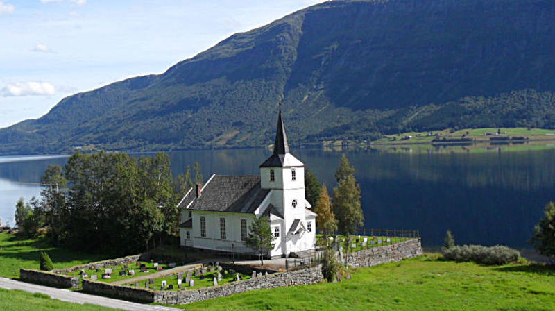 Heggjabygda kyrkje, foto Kristen Hundeide