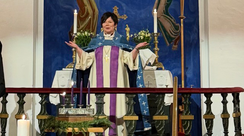 Gudstenesta er ein viktig del av visitasen.