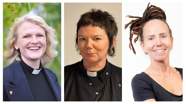 Bispedømerådet ønskjer Ragnhild Jepsen (i midten) som ny biskop i Bjørgvin