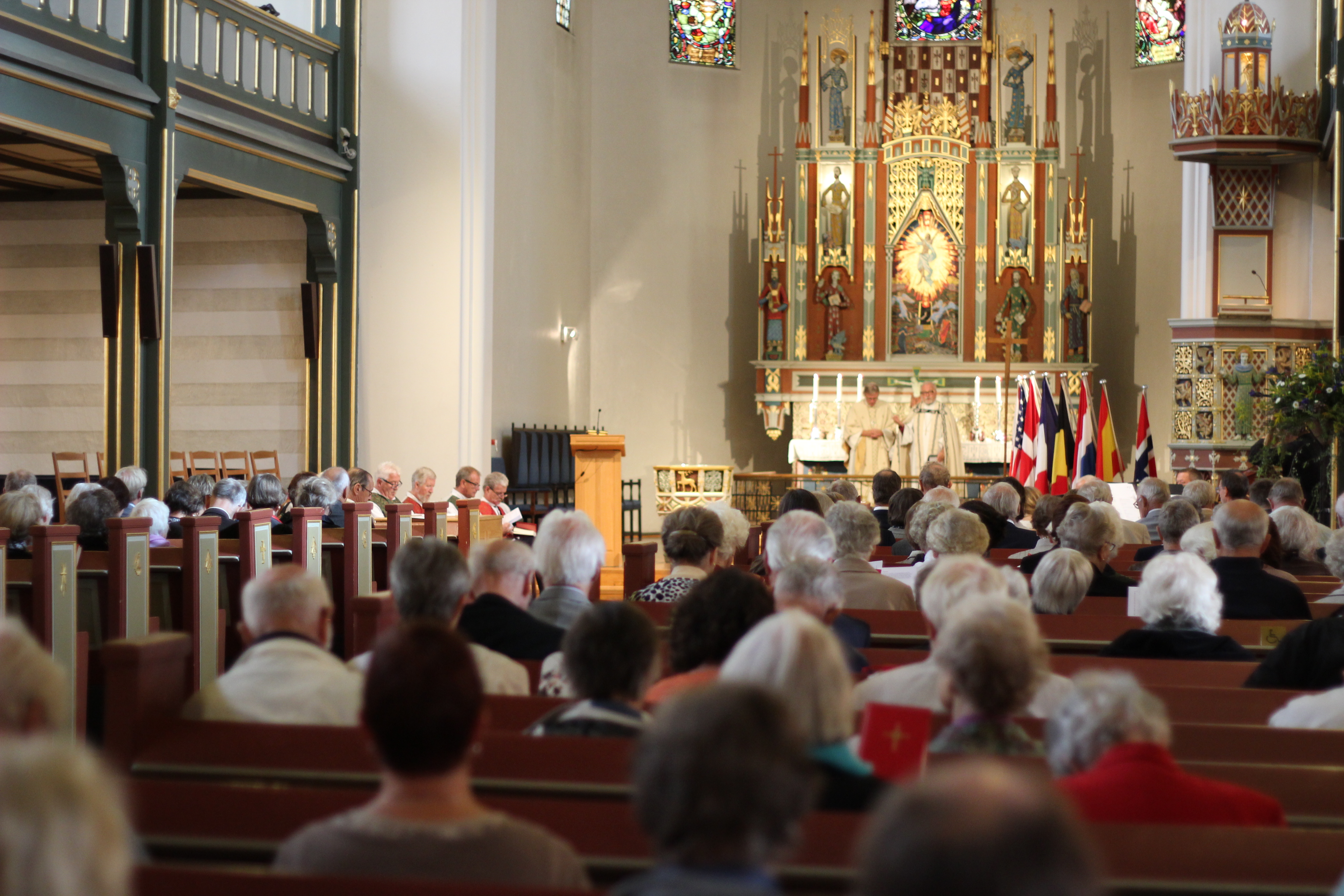 Det var en tilnærmet fullsatt domkirke som feirer Sjømannskirkens 150-årsjubileum 31.august.