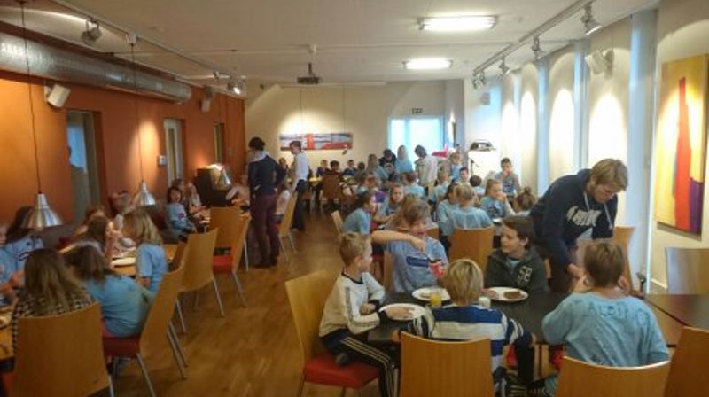 God stemning etter en natt i kirken