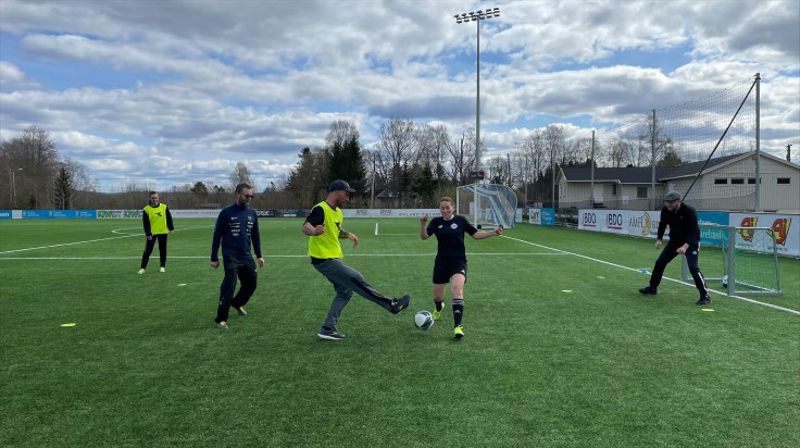 Spennende prosjekt med gatefotball i Eidsvoll og Hurdal