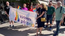 Kirken på Pride i Fredrikstad 13 Juli 2022