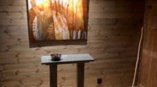 Kapellet i pilegrimsstabburet ved Berg kirke – Foto: Jan Ivar Andreassen