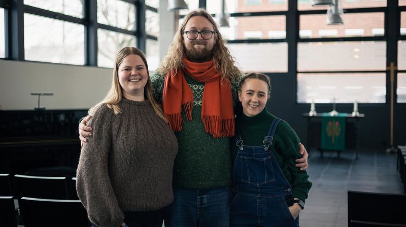 Studenter. Foto: Hans Jakob Heimvoll