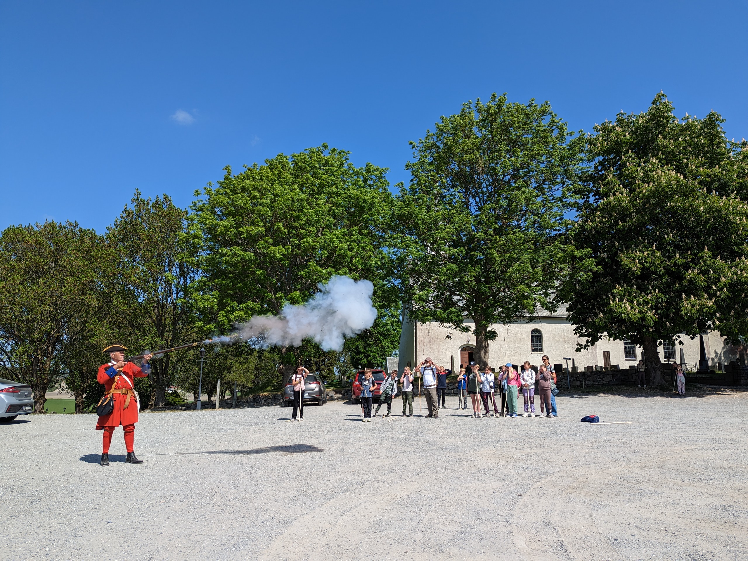 Bildet er fra en av pilegrimsvandringene