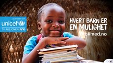 Bli med! Gi ditt bidrag til barn i Syria, Colombia, Sør-Sudan, Pakistan og Mali. "Utdannelse er det kraftigste våpen du kan bruke for å forandre verden!" (Nelson Mandela).