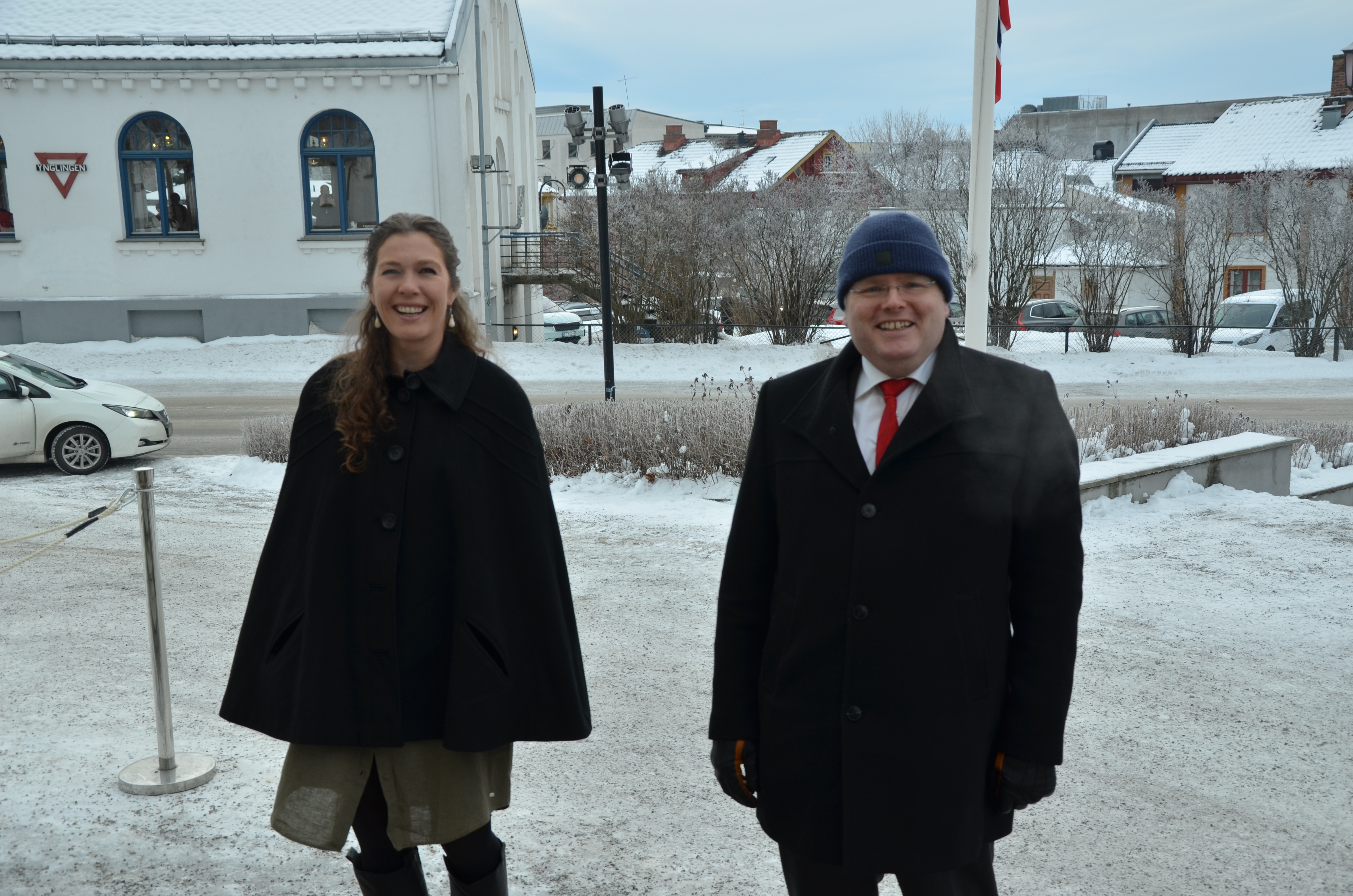 Menighetsrådene er godt representert, her ved Marianne Mølmen og Christian von Harling. Foto: