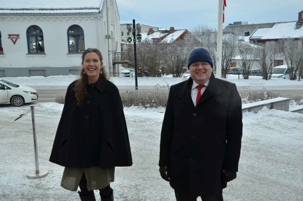 Menighetsrådene er godt representert, her ved Marianne Mølmen og Christian von Harling. Foto: