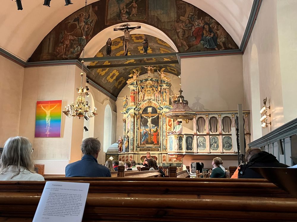 Biskop bonden prekte i Vår Frue kirke i Trondheim Foto: Hamar bispedømmeråd