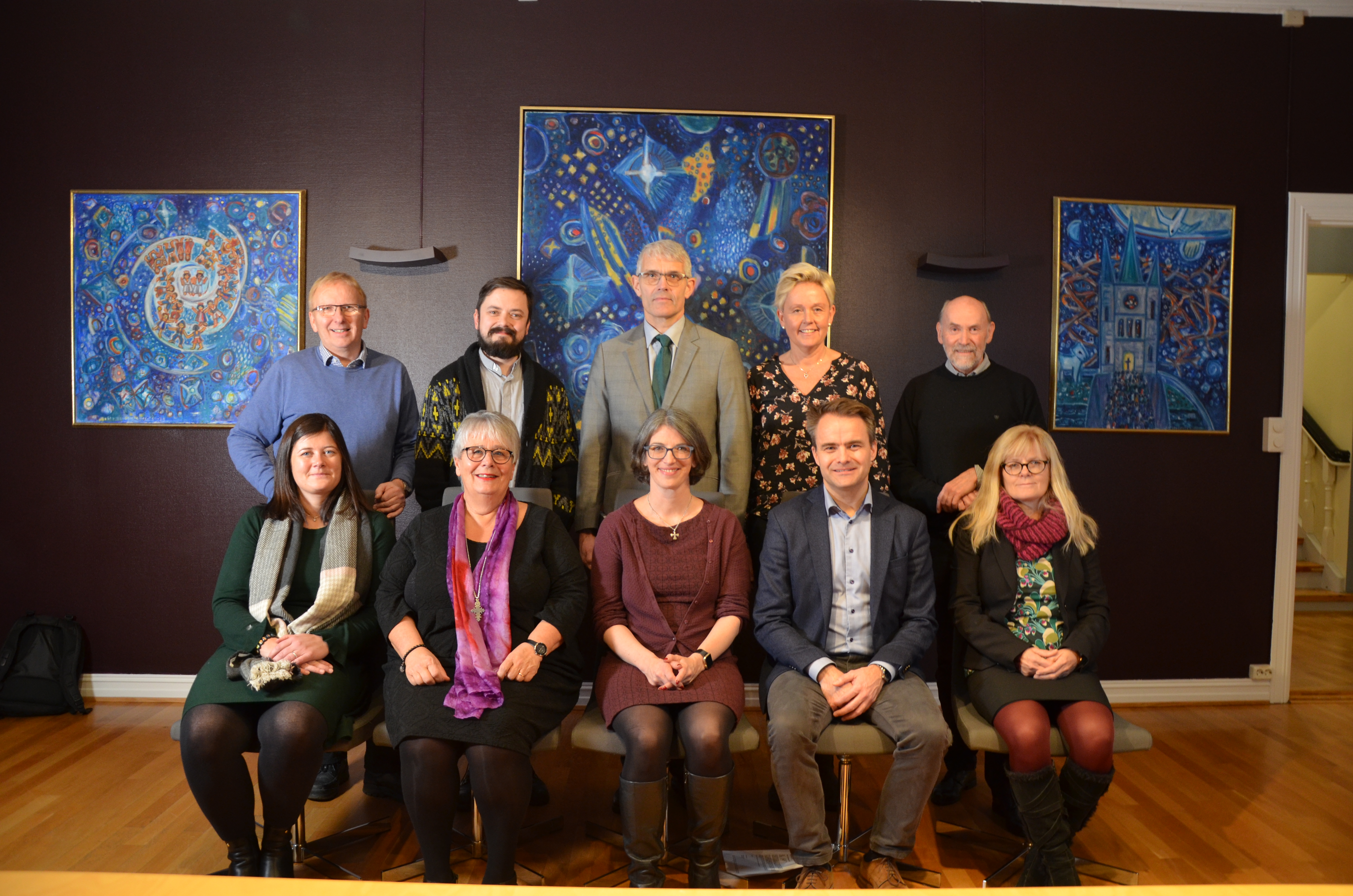 Hamar bispedømmeråd 2019 - 2023. Foto: Halvard Bjørkås/Hamar bispedømme