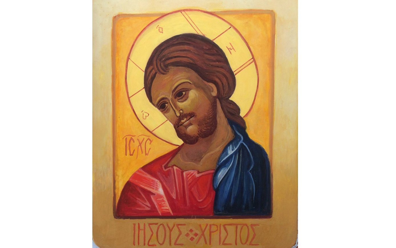 Ikon malt av Liv Randi Vindorum