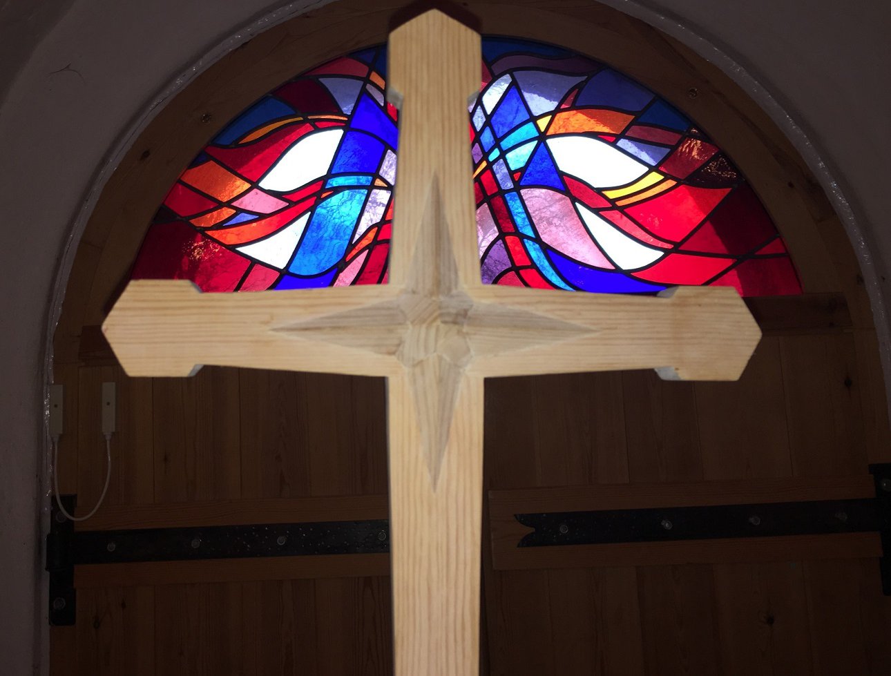 Prosesjonskorset i Mariakirken på Granavollen. Foto: Lars Erlend Kielland