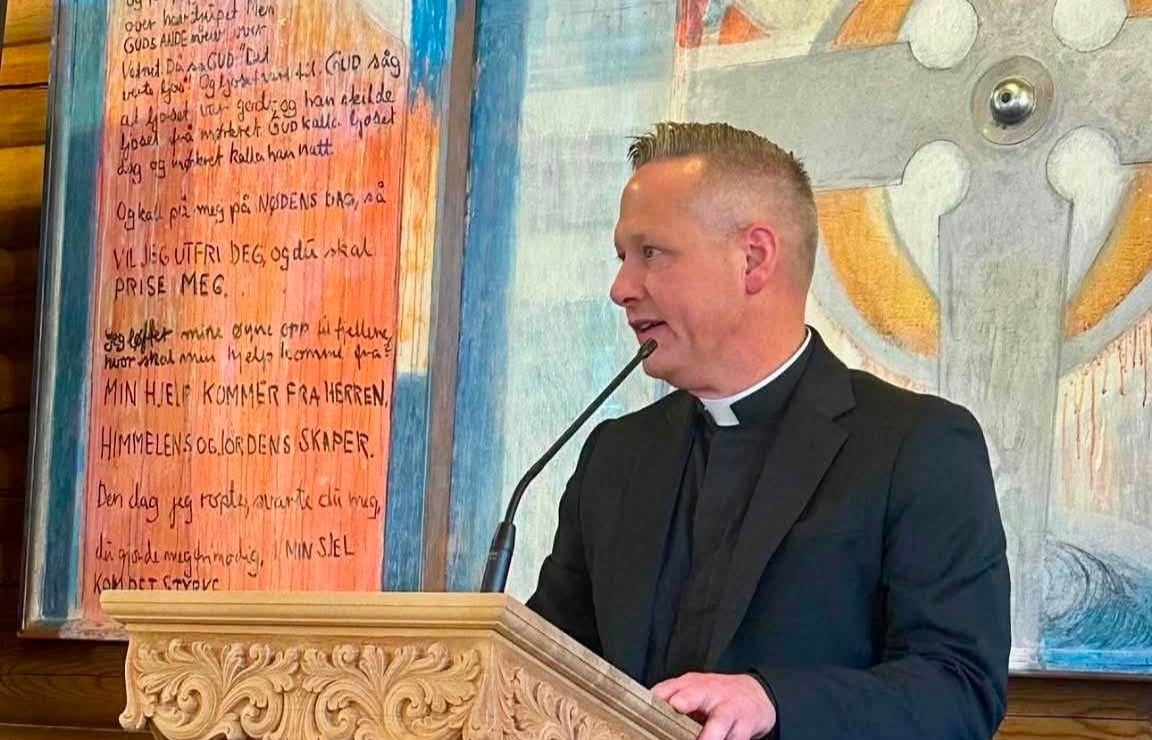 - Fekk trua i gåve. Trond Klaape fortel om dåpen som vart viktig for han. Foto: Privat