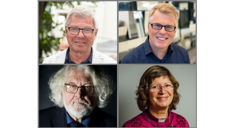 Kjell Magne Bondevik, Ola Honningdal Grytten, Edvard Hoem og Ingeborg Midttømme deltek alle under Hauge-seminaret i Molde domkirke 19. juni.