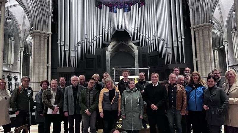 Første uken i oktober samlet kirkemusikere fra Nidaros og Møre seg i Trondheim, til en felles fagsamling over to dager. Foto: Møre bispedømme