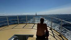 Siste etappe av verdiseilasen langs Kystpilegrimsleia gikk i vakkert sommervær, fra Smøla til pilegrimsmålet Nidaros:  "Har du fyr, Har du løkter langs din vei? Har du fyr, Et signal om riktig lei. Ei lampe som gløde i mørket, Og lose dæ ut og frem - Som tar dæ bort og hjemmefra, Men også tar dæ hjem". (foto: John Erik Brakstad)