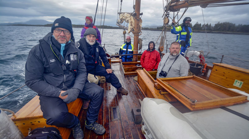 Under siglasane gjennom Møre vart lokale pilegrimer med på kortare turar langs fjordar og kyst.