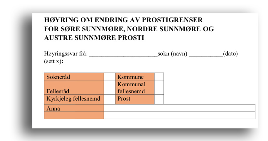 Møre endrar prostigrensene