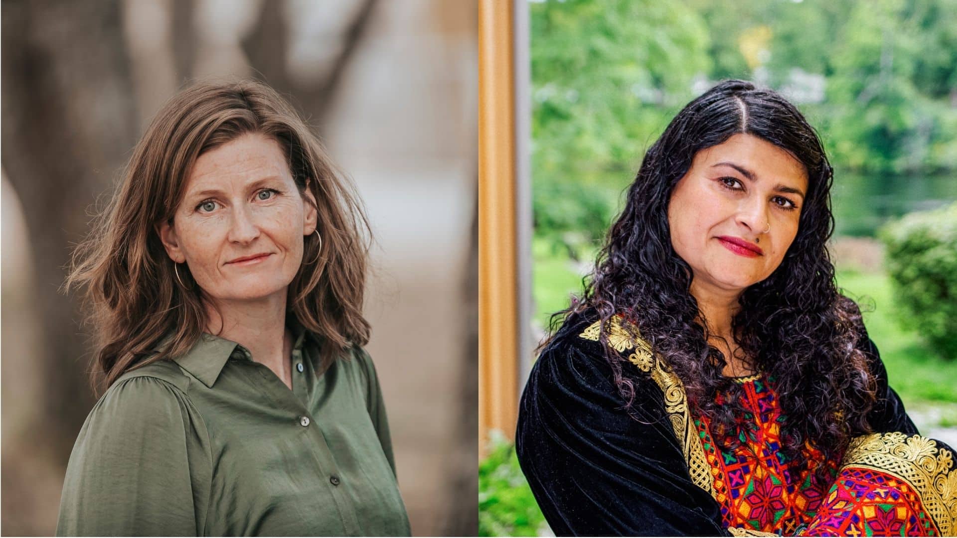 Guro Kulset Merakerås (t.v) og Mariam Rasouli