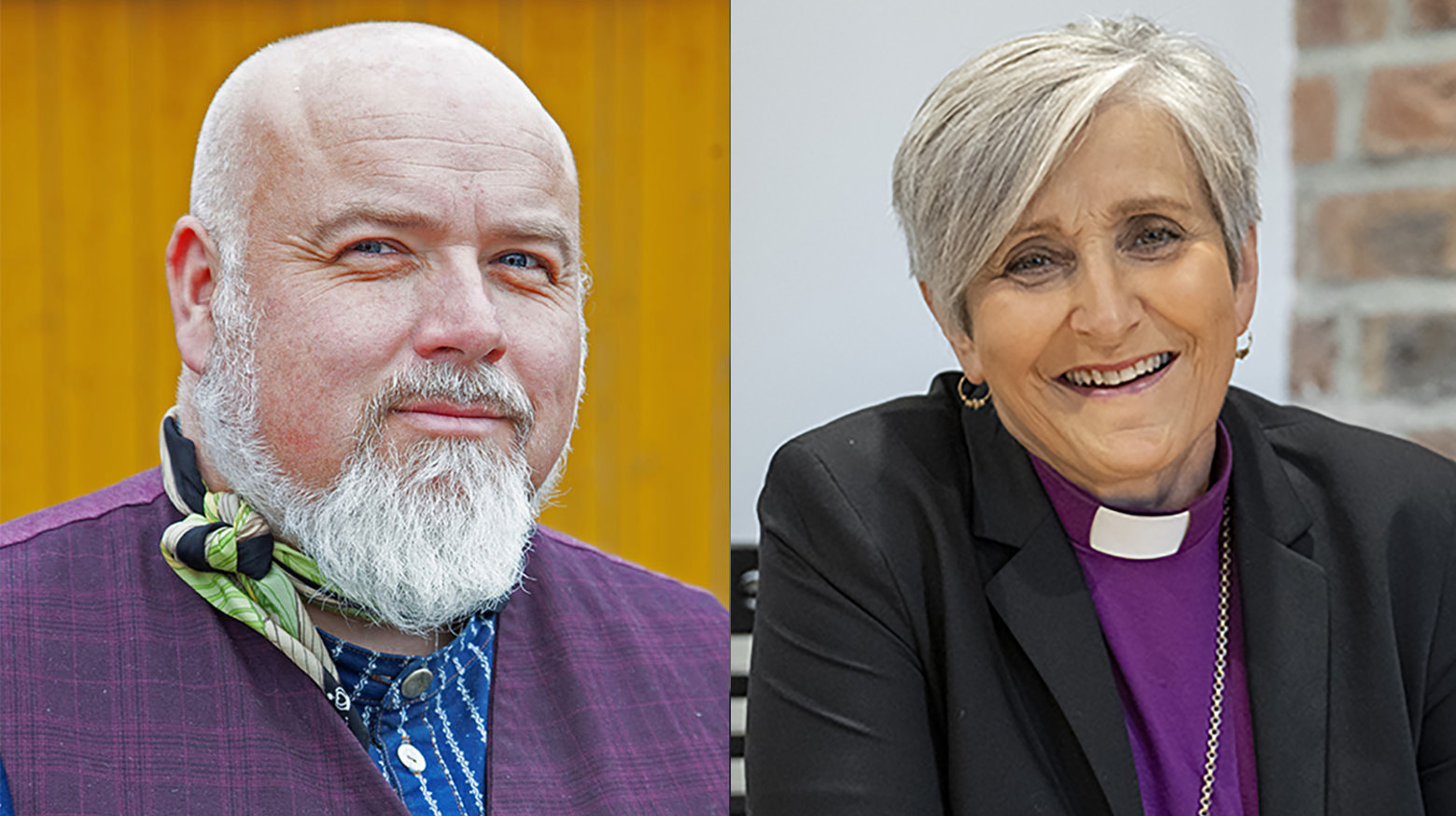 Leder i Nidaros bispedømmeråd Jon Fredrik Skauge (t.v) og biskop Herborg Finnset ønsker representanter fra alle fellesråd og menighetsråd på plass til Samråd på Stjørdal lørdag 7. mars.