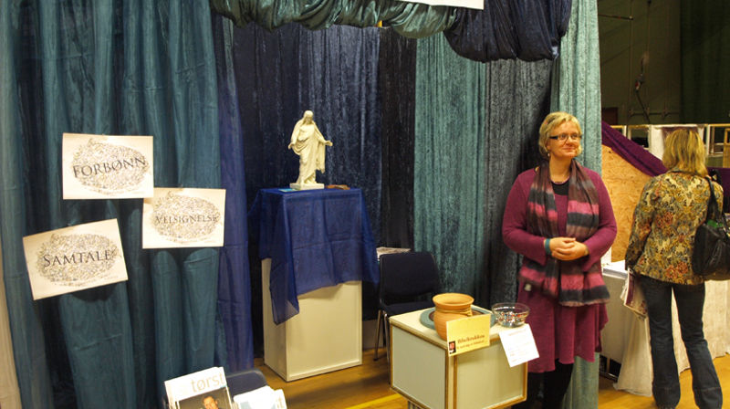 Kirken på alternativmessen i Trondheim