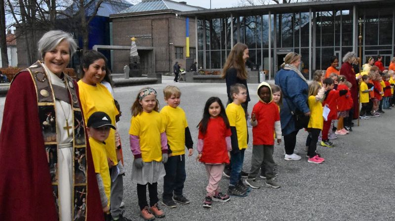 Sammen igjen: Barnehagegudstjeneste i Nidarosdomen