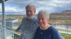 Knut og Anna Kittelsaa før avreise til Jordan og Bethany Beyond Jordan.