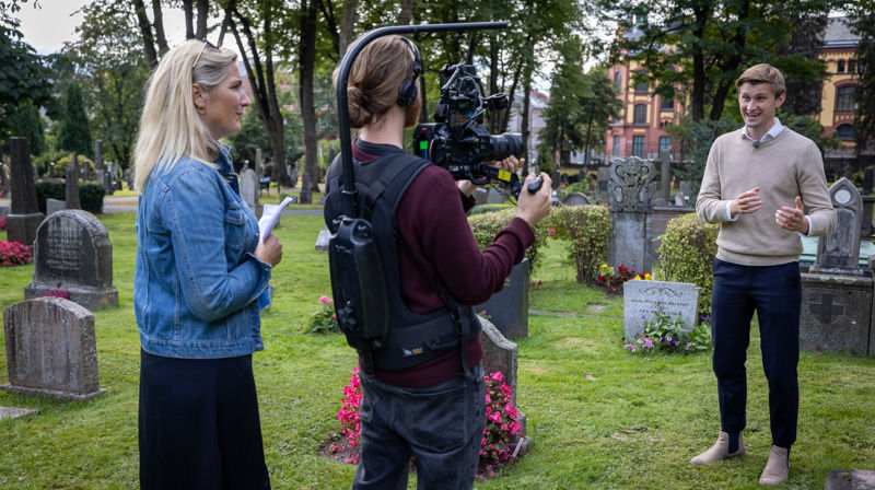 Thor Haavik i aksjon. Foto: Kjetil Fyllingen