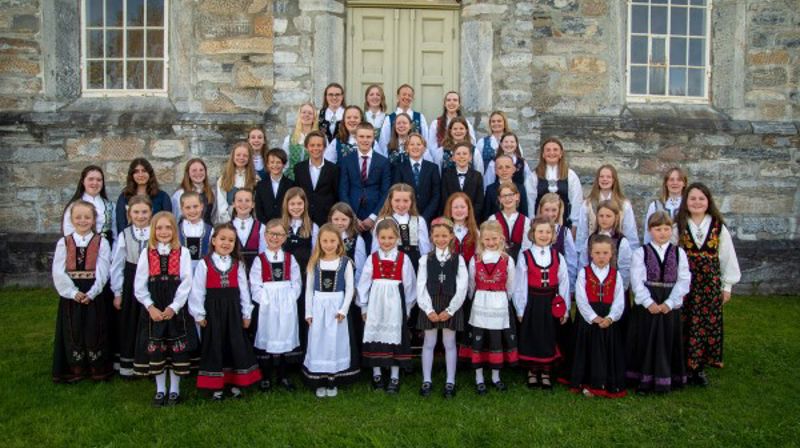Barne-og ungdomskoret Vivace på Inderøya.