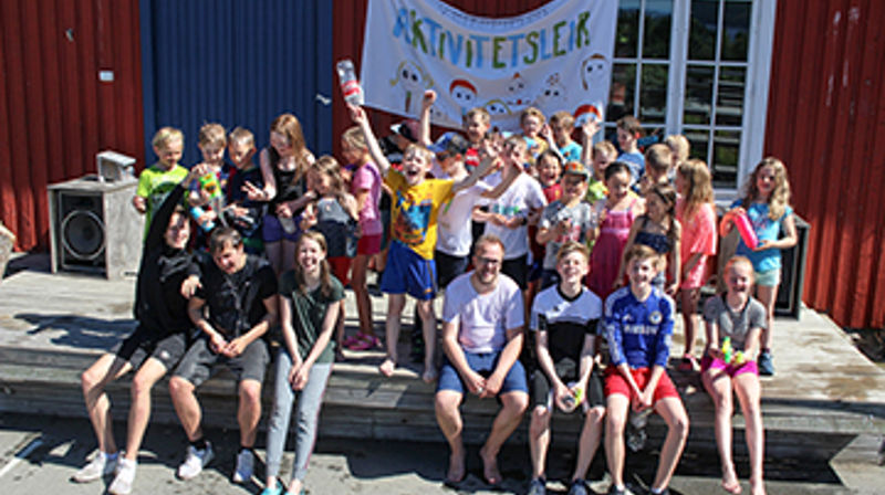 Stor stemning og mye gøy på leir